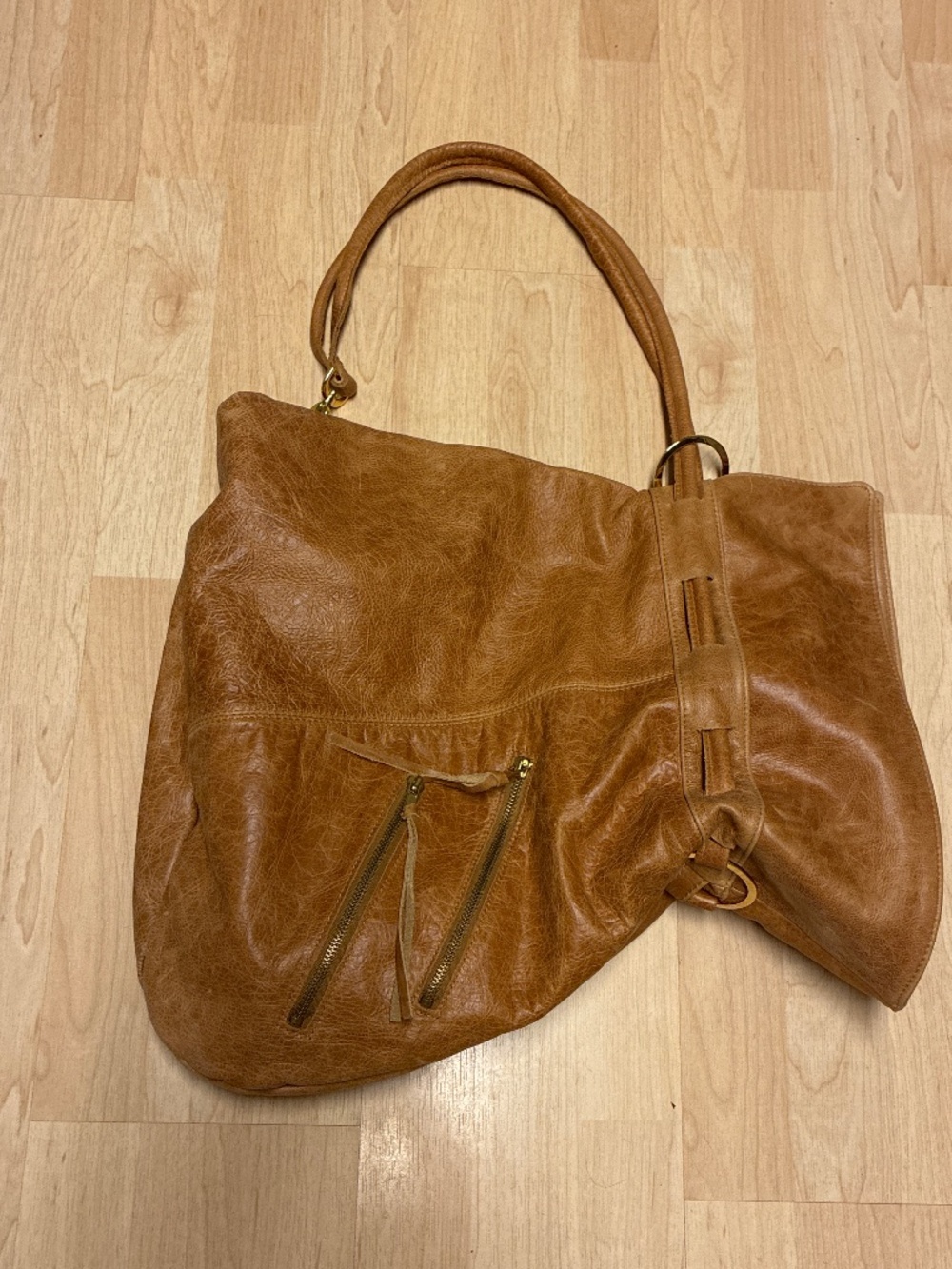 Anna Corinna cognac Large Bag EUC